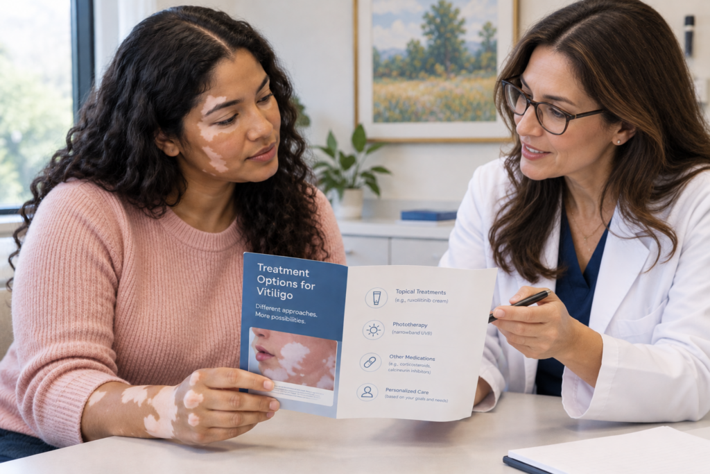vitiligo treatment options