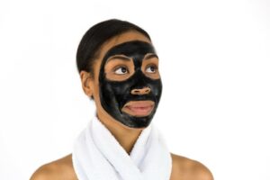 black woman face mask